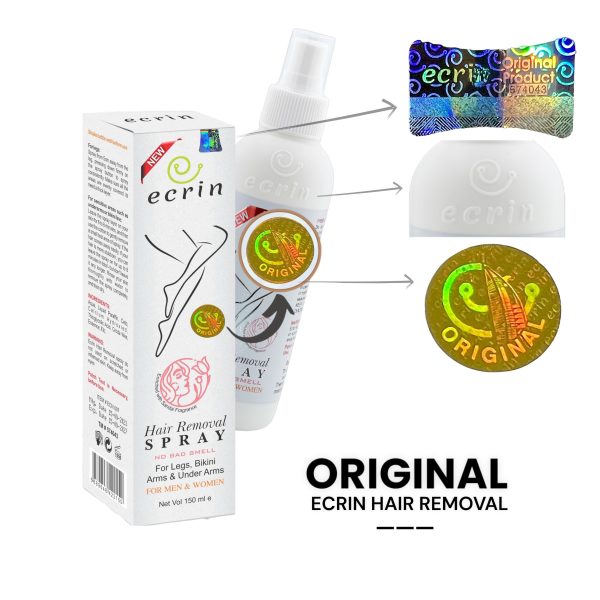 Ecrin Hair Remover Spray – The Original For man and Women