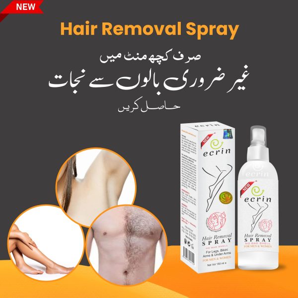 Ecrin Hair Remover Spray – The Original For man and Women