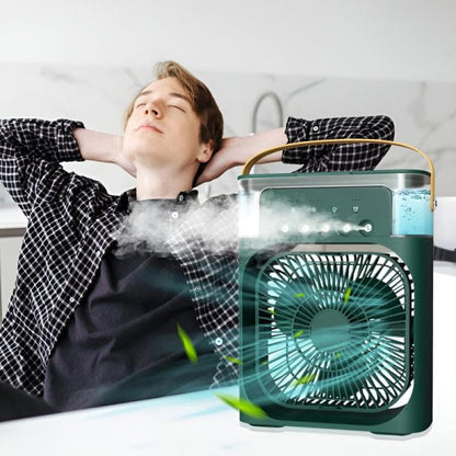 Portable Air Conditioner Fan  With Led Night Light,  And Humidifier Function